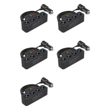 5X 4-Socket Cigarette Lighter Splitter 12V-24V Phone Power Adapter 120W QC3.0+PD3.1A Car Cigarette Lighter Socket Plug