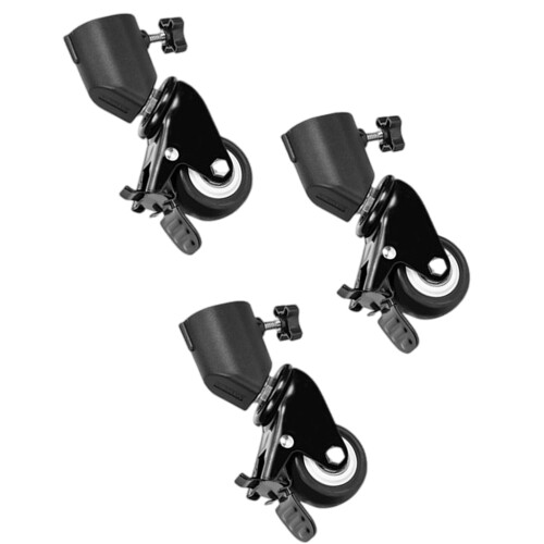 3Pcs C Stand Rotation Caster Wheel Set 25MM Diameter For