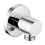 Simple Concealed Wall Mounted Shower Water-electroplated silver 1
