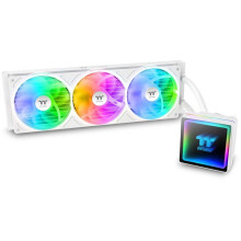 THERMALTAKE - TH360 V3 A-RGB Sync Snow - CL-W468-PL12SW-A - Enfriamiento por agua AIO - Ventilador 1x 360 mm ARGB - Blanco