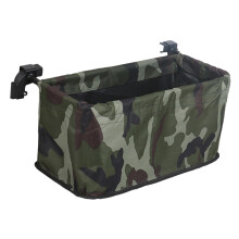 Wagon Storage Bag Dark Green Expandable Cart Tail Bag with Multiple Pockets and Easy Quick Attachment
