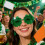 Green Four Leaf Clovers Glasses Leprechaun Costume-two 2