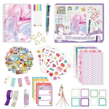Set di Diari DIY, Set di Forniture per Album e Diari, Cose Alla Moda per Ragazze Adolescenti per Idee Regalo per Ragazze di Compleanno, Viola