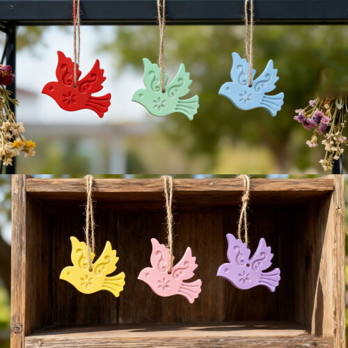 Floral Bird Shape Pendant Silicone Molds For Resin Casting 1