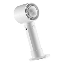 Portable Handheld Fan 3 Speed Mini Cooling Desk Fan Quiet-White