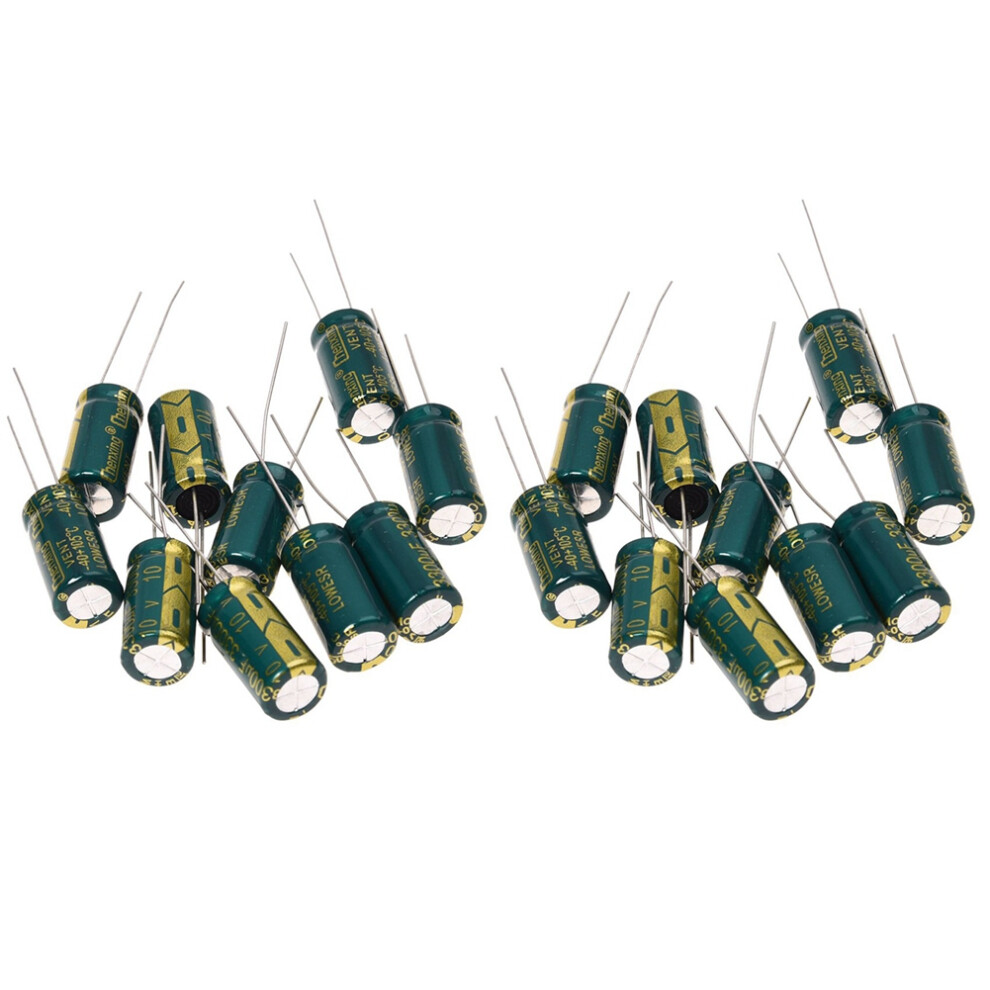20Pcs 10V 3300Uf Motherboard Electrolytic Capacitor Radial 6034163799505