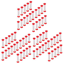 30 Sek. Sand Timer Sanduhr Sanduhr Uhr Countdown Bulk Spielzeug Set Timer Kinder Spiele Packung mit 60 Stück (Weißer Sand)