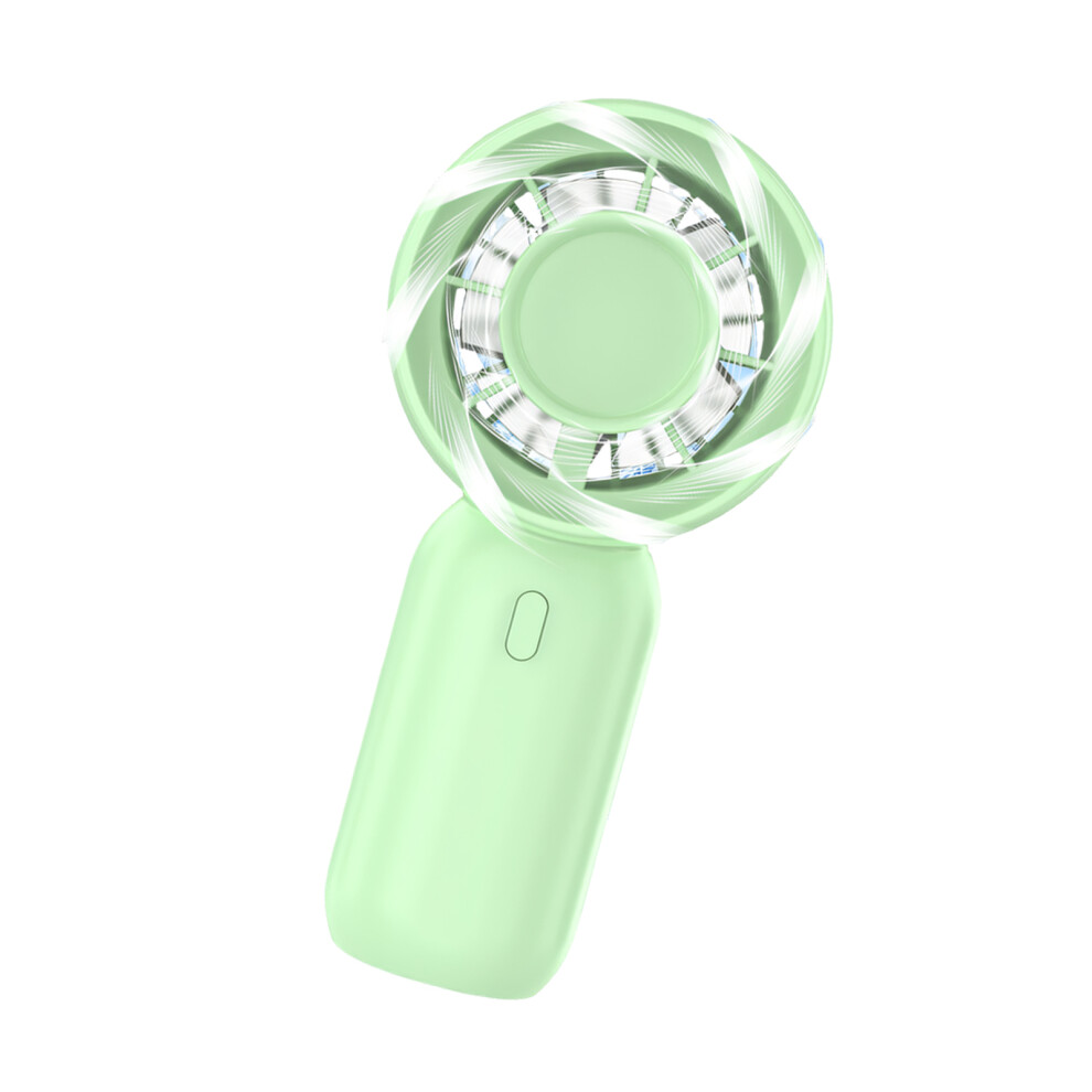 Outdoor Handheld Fan 3 Speed Rechargeable Cordless Air-Green 7754002011245