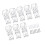Cordless Blinds Transparent Hook Strong Metal Brackets Simple-8 1