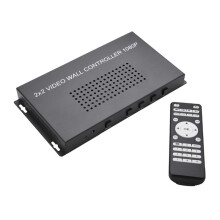 Videoprocessor -Compatibele 2x2 HD-Videoschermsplitser met U-Schijfweergave Multi-Scherm Splitsprocessor US Stekker