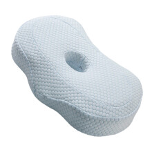 Comfortable Memory Foam Pillow Single Hole Cushion or-t blue