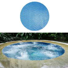 Solar Pool Cover 300cm 10FT Blue PE Bubble Blanket for Round Oval Rectangle Pool Spa Hot Tub Heat Retention