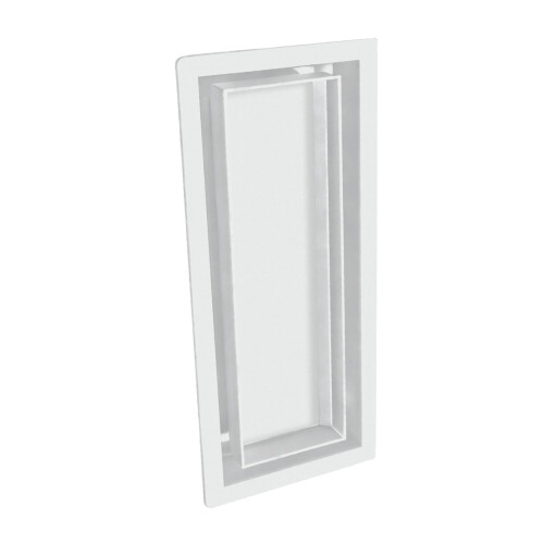 4x10 Foot Metal Floor Outlet Simple Installation Process-White