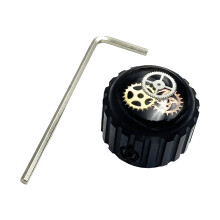 1Pc Metal Volumes Tone Control Knobs Nonslip Guitar-Black