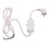 2X FI Circuit Breaker Socket Residual Current Circuit Breaker Plug with Cable,Personal Protection Adapter EU Plug White 4