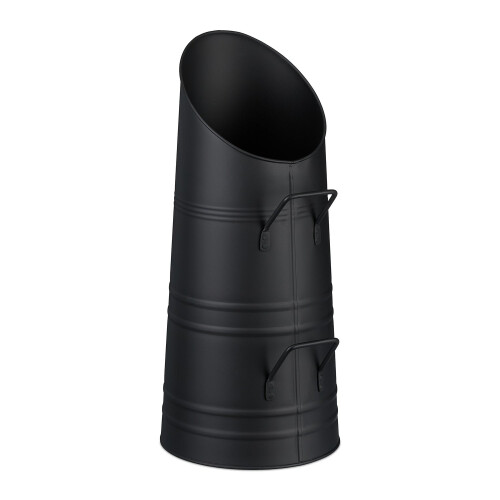 Coal Scuttle, 9L Iron, Matte Black
