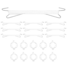 10 Pack Tomato Support Hooks and Tomato Clips for String, Garden Plant Climbing Hooks with 33Ft Twine, Tomato Clips
