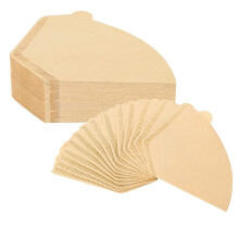 300 STKS Koffiefilters 4 Wegwerp Koffiefilters 4 Kegelpapier voor Giet over Koffer Makers/Koffie Druppelaar Kegels
