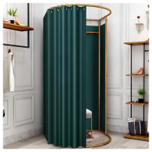 Portable Dressing Room Privacy Screen Tent for Clothing Store or Office, Dark Green 100x95cm