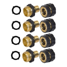 3/4 Inch Brass Garden Hose Quick Connector Set Leak Quick Connection for Car Washing