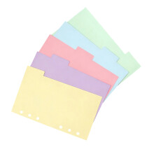 Bright Multicolored Page Markers With Writeable-6 horizontal