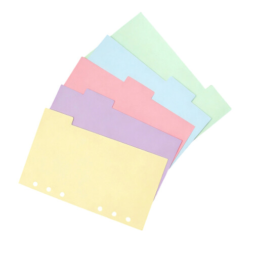 Bright Multicolored Page Markers With Writeable-6 horizontal