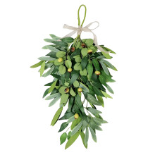Artistic Branch Berries Wreath Adornment For Mantles Window-D