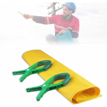 Electrical Insulation Blanket 0.4V 80x100cm Bright Yellow Shock Protection with Easy Clip Attachment