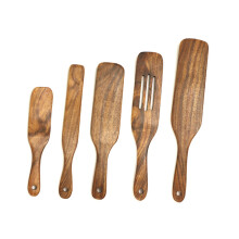Gourmet's Choice: Holz-Pfannenwender-Set für antihaftbeschichtetes Kochgeschirr, gefertigt aus natürlichem Akazienholz, antihaft- und