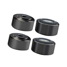 4Pcs Universal Aluminum Speaker Support Feet for-black trumpet