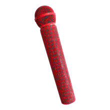 Accessoires de jouets de microphone de performances de-Rouge