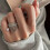 Open Ring Irregular Multi- Ring Women'S Ring 2