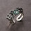 Bague Ouverte Irrégulière Multi-Lignes pour Femme 4