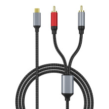 Câble convertisseur de son universel USB C vers RCA, vestes