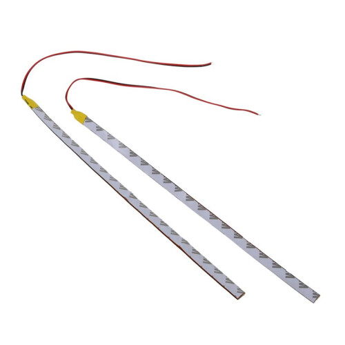 4X Bande Neon Eclairage Flexible Lampe 15 LEDs 30CM Etanche Orange 2