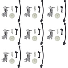 40Pcs Oil Pump Filter Pipe Hose  Oil Nozzle Turbine Kit for 4500 5200 5800 45CC 52CC 58CC Chainsaw Spare