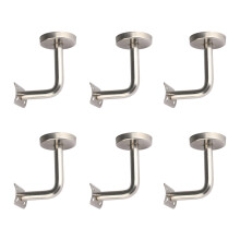 6Pcs Wall Support Handrail Bracket Stair Railing-Bend piece 80