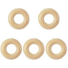 5Pcs Orange PVC Swimming Rings Inflatable Float for Adult Summer Use