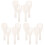 12Pcs White Rice Paddle Spoons Non-Stick Kitchen Tableware 1