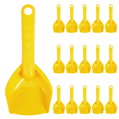 48Pcs Kids Plastic Sand Spade Set Orange for Beach and Sandbox Fun
