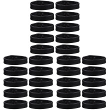 30Pcs Black Watch Band Keeper Rings Smooth Surface Accessories