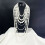 Luxury Style Stackable Simulated Pearls Necklace Earrings Set 6