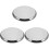 3Stk Runde Sitzfläche Barhocker Ersatz Robust Silber 1