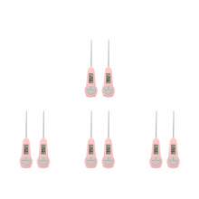 8Pcs Compact Pink Digital Meat for Cooking and Baby Food