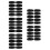 50Pcs Portable Black Watch Band Holder Smooth Texture Watch Strap Loop 1
