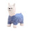 Taburet tapițat în formă de alpaca, 40x35x22cm 1