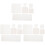 18Pcs Sturdy White Transparent Stamp Blocks for Household DIY 1