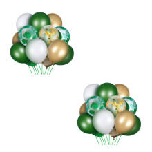 2Sets Colorful Latex Balloon Kit for Birthday Wedding and Party Decor