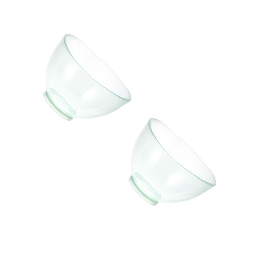 2Pièces Bol Mélangeur Transparent En Caoutchouc Durable