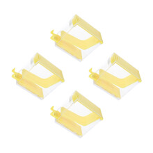 4Stk Kompakter Watteboxhalter Mit Luftdichtem Deckel